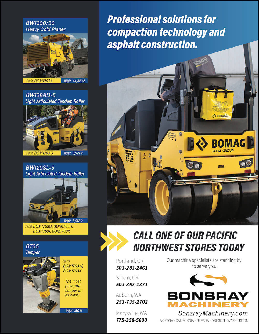 bomag rollers